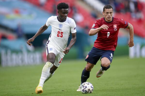 19 year old Bukayo Saka stands tall for England at Euro 2020 AP News